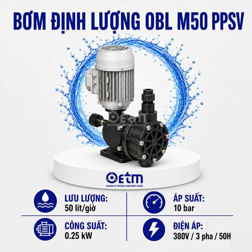 Bơm định lượng OBL M50 PPSV